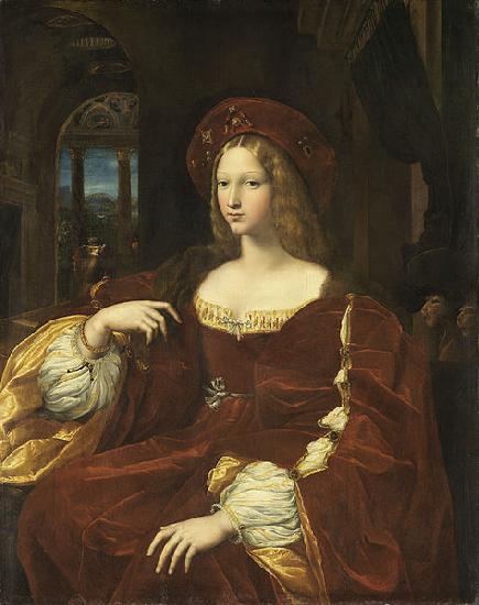 RAFFAELLO Sanzio Portrait de Jeanne d Aragon oil painting image